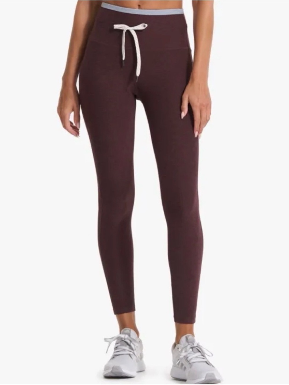 Vuori Vibe Elevation Leggings Pants Burgundy Red Soft Yoga Casual Women’s VW452